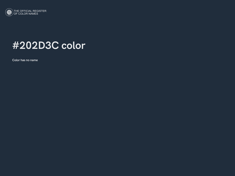 #202D3C color image