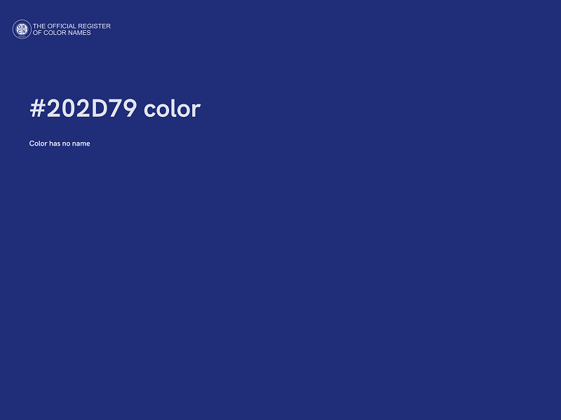 #202D79 color image