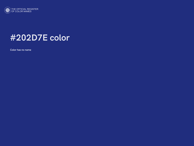 #202D7E color image
