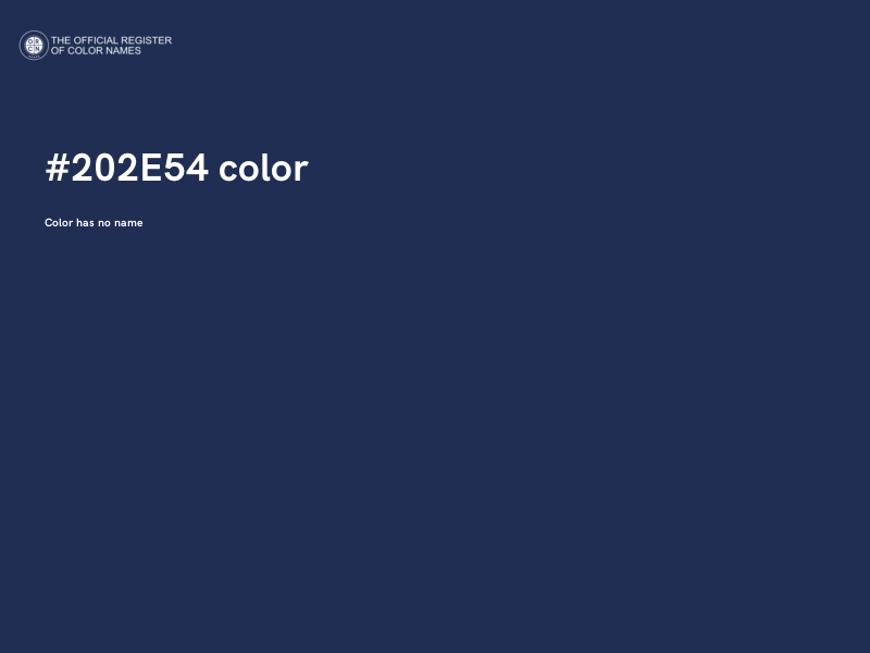 #202E54 color image