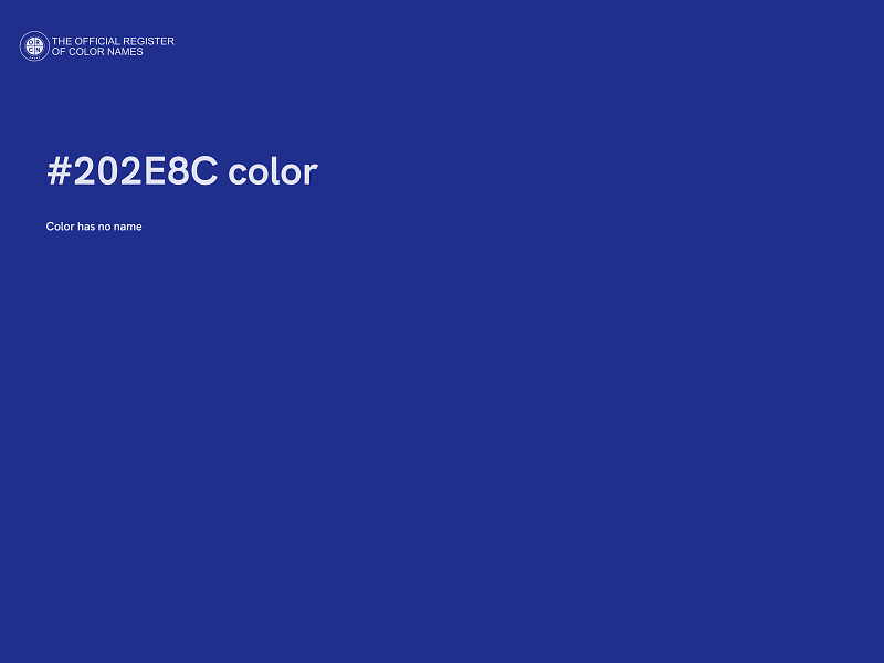 #202E8C color image