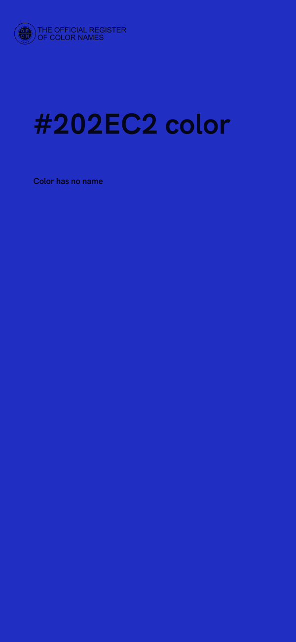 #202EC2 color image