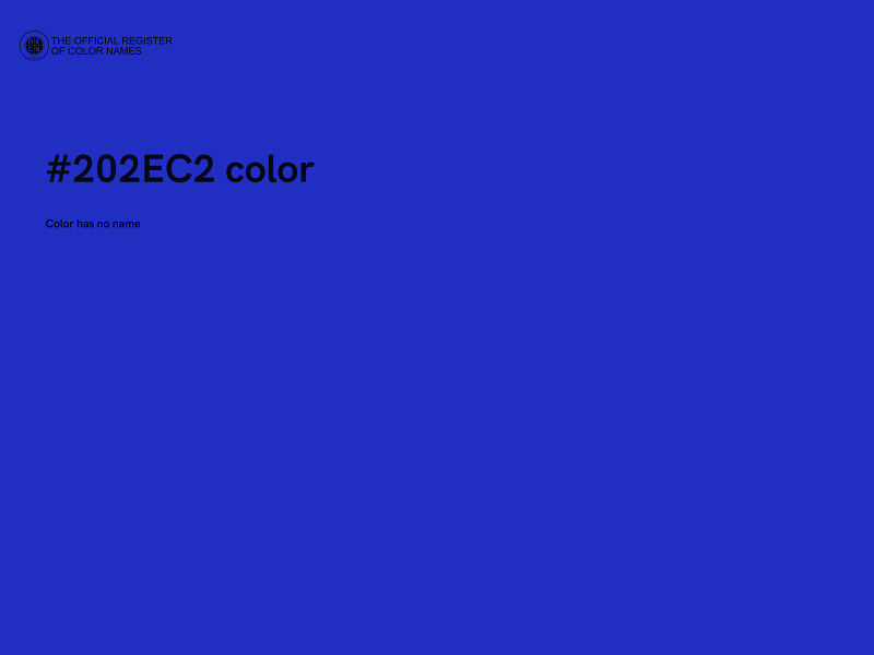 #202EC2 color image