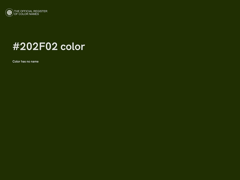 #202F02 color image