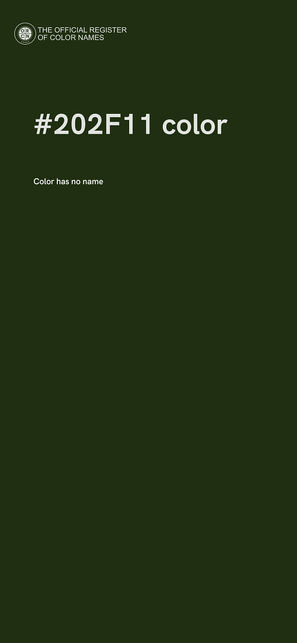 #202F11 color image