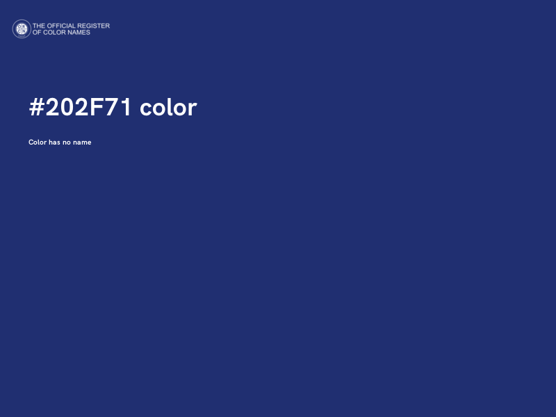 #202F71 color image