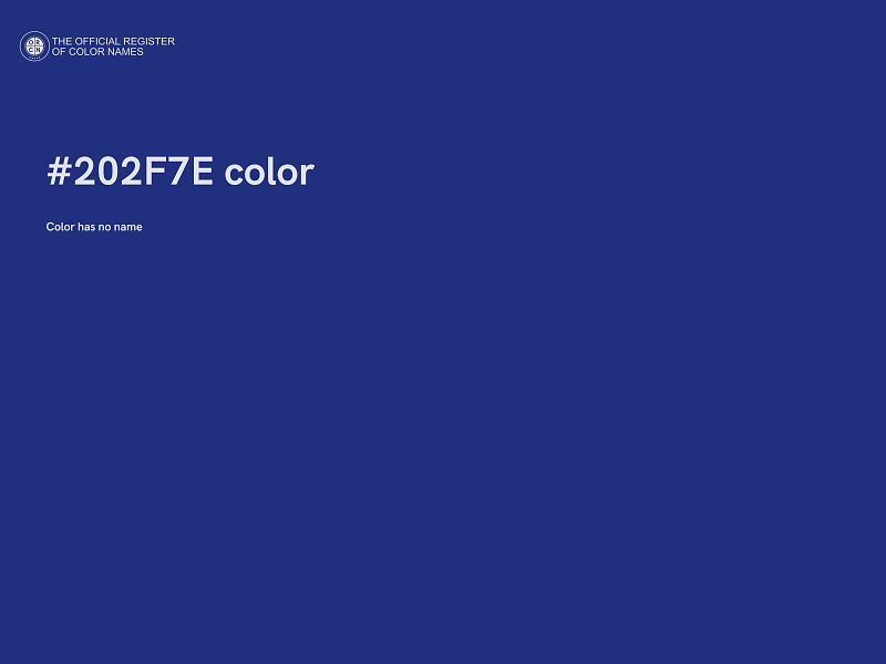 #202F7E color image