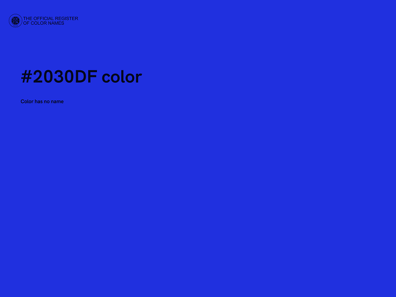 #2030DF color image