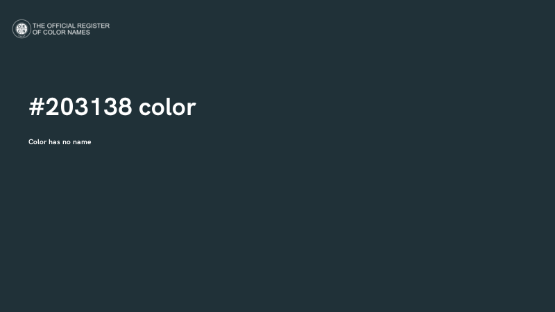 #203138 color image