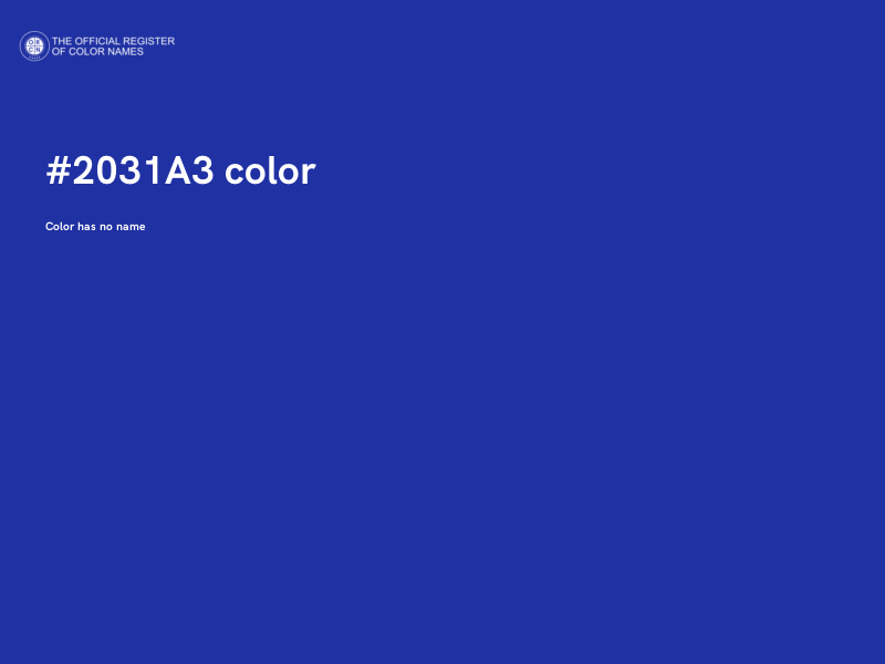 #2031A3 color image