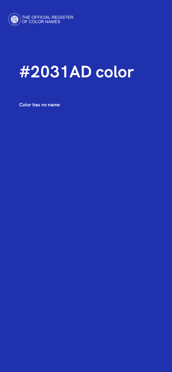#2031AD color image