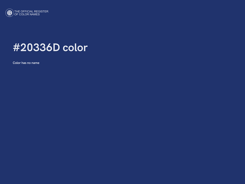 #20336D color image