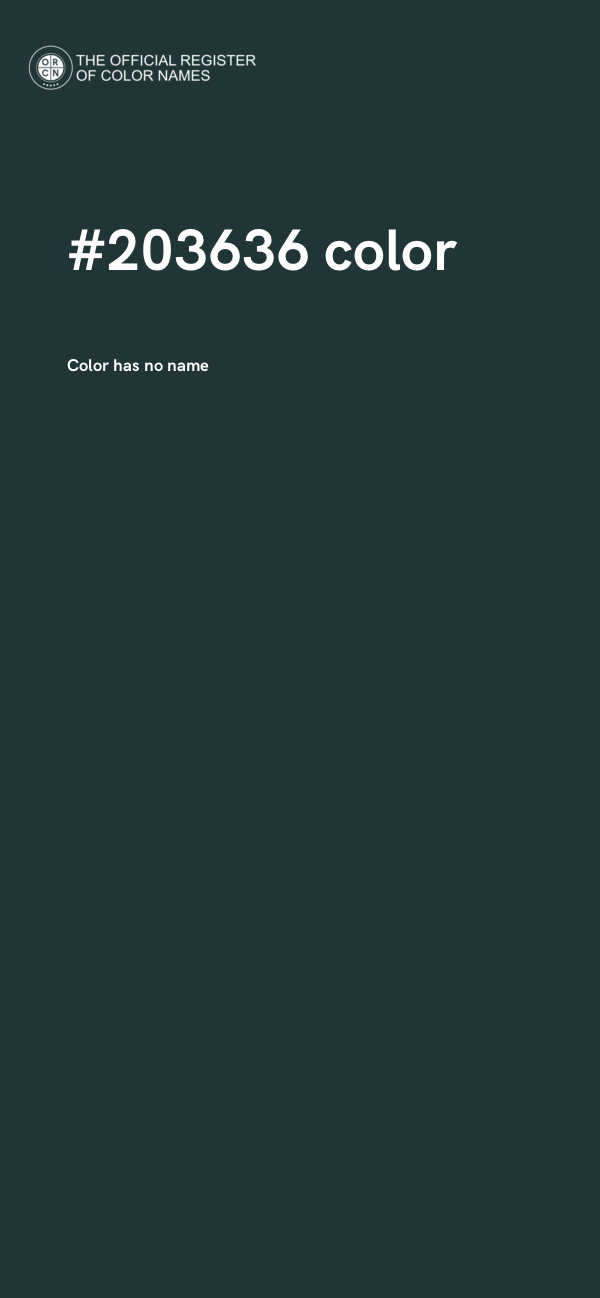 #203636 color image