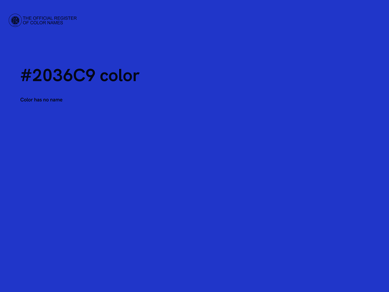 #2036C9 color image