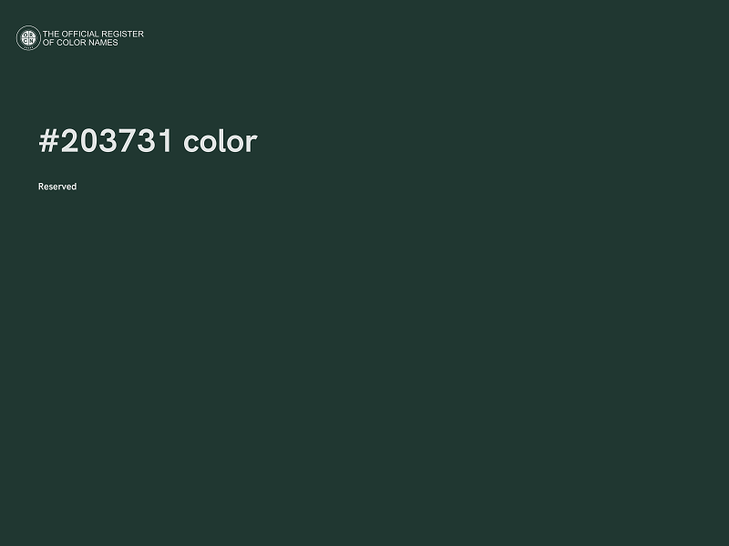 #203731 color image