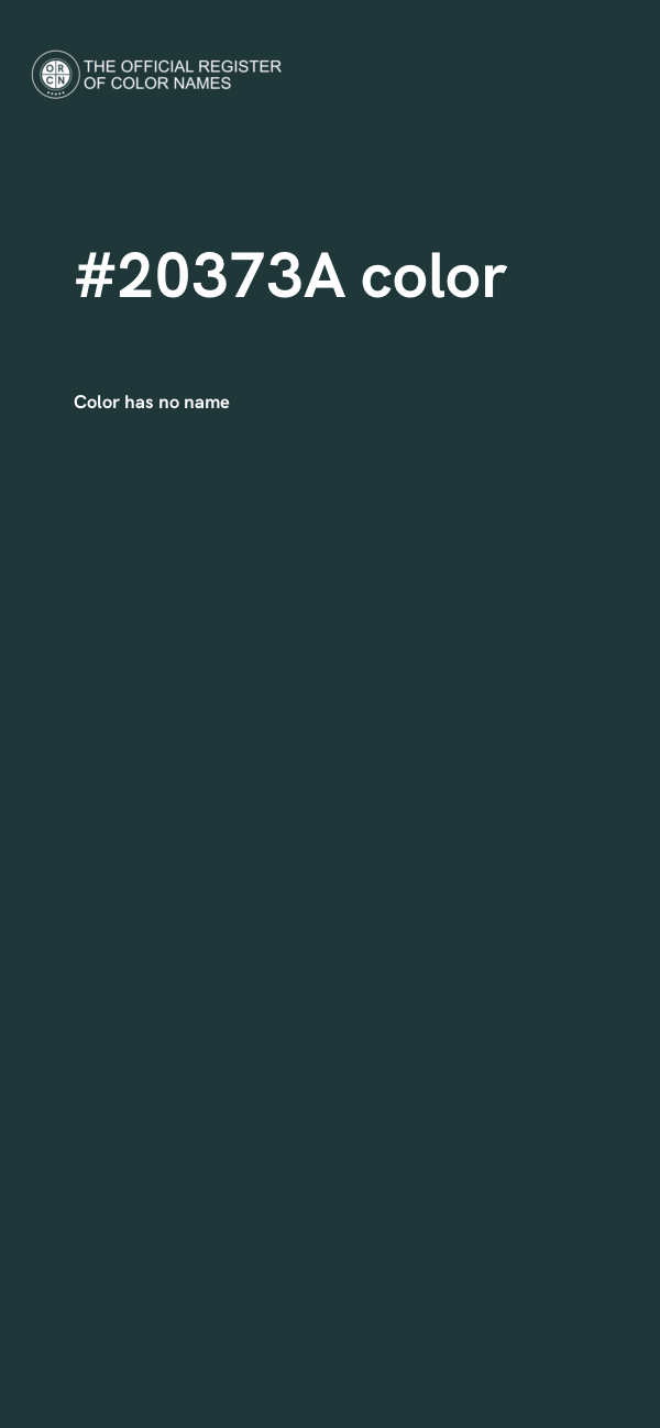 #20373A color image