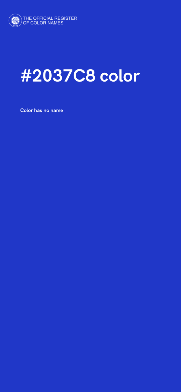 #2037C8 color image