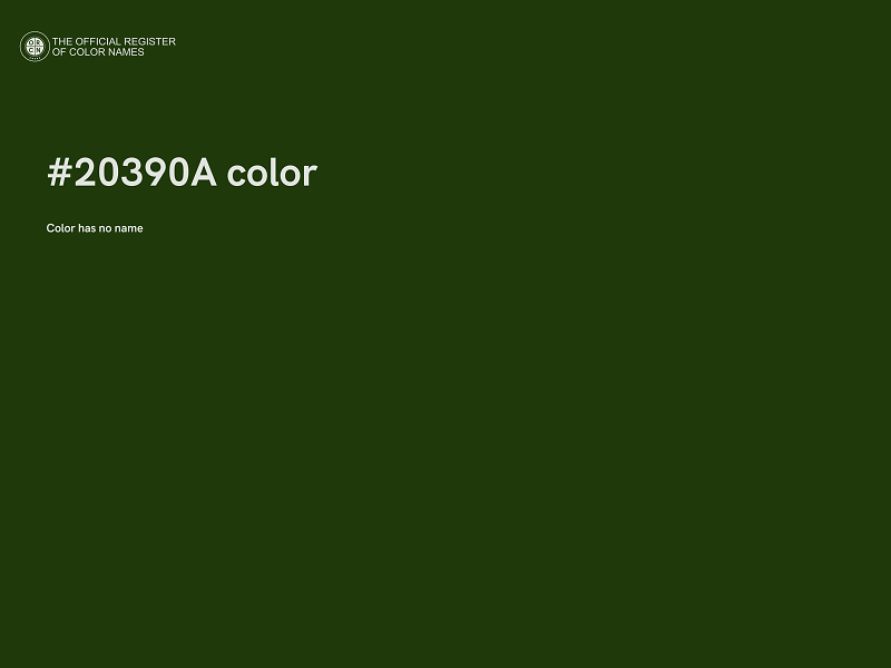 #20390A color image