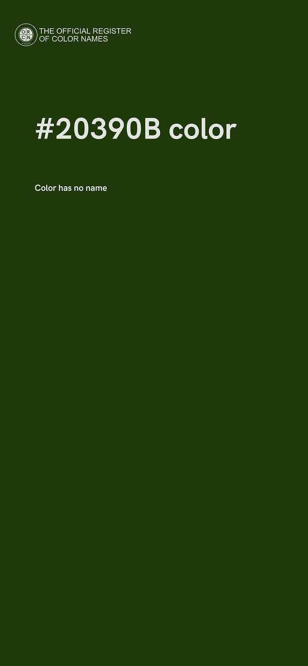 #20390B color image