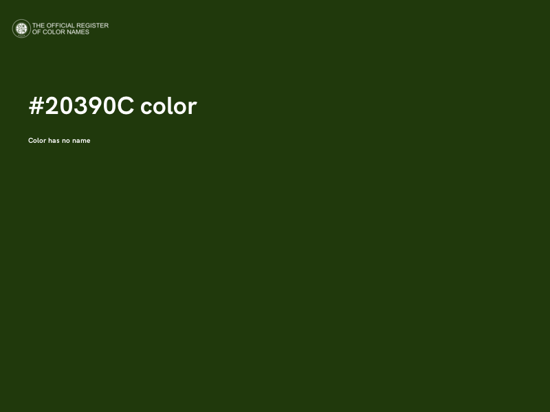 #20390C color image
