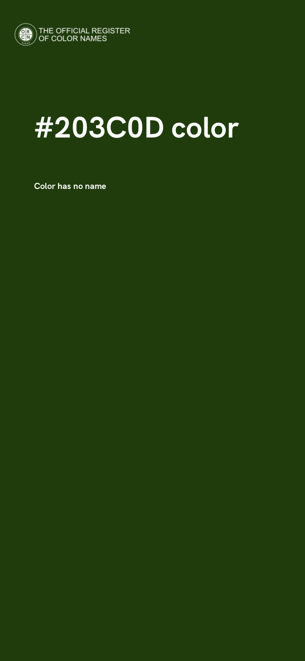 #203C0D color image