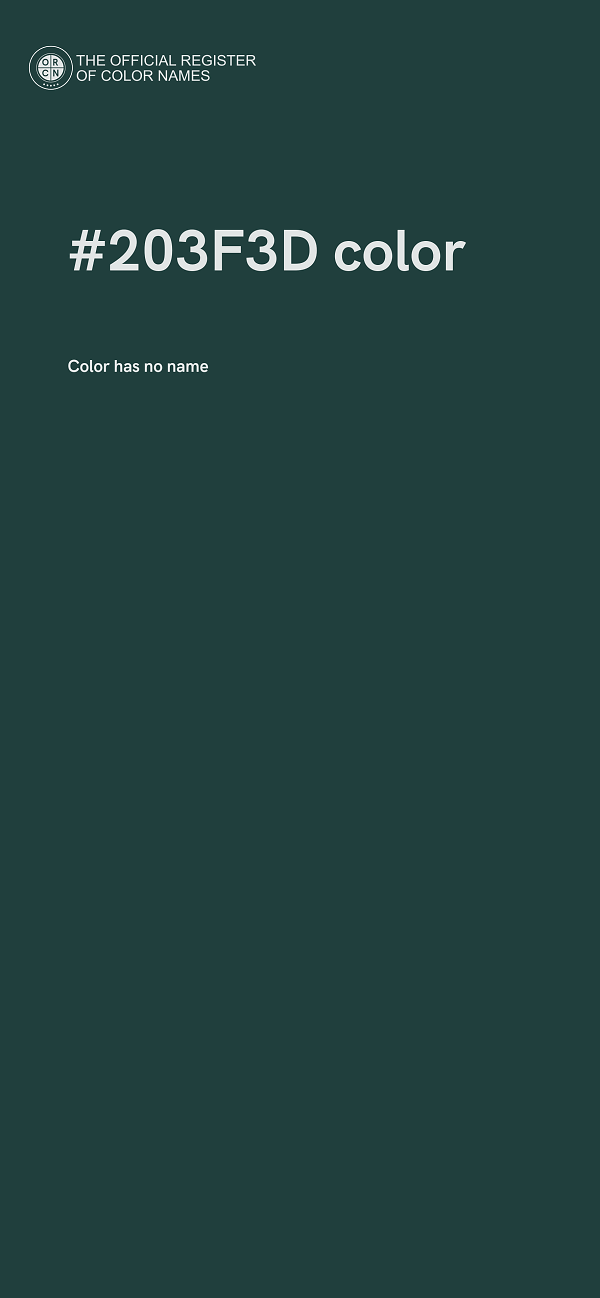 #203F3D color image