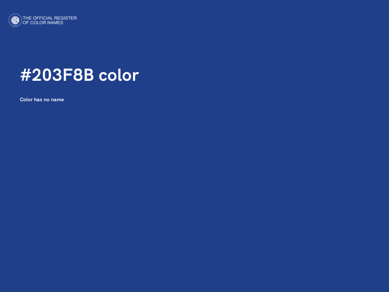 #203F8B color image