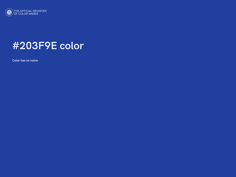 #203F9E color image