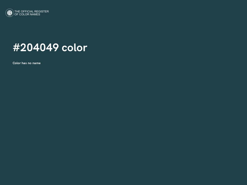 #204049 color image