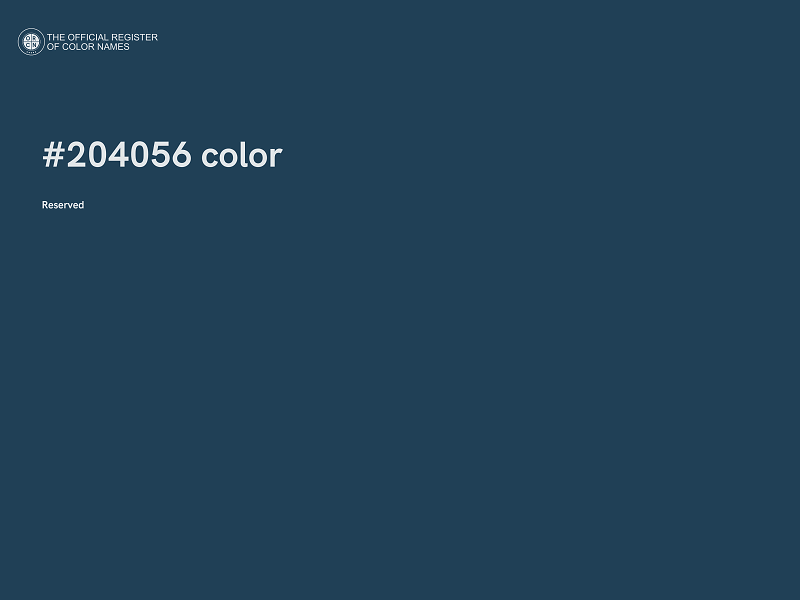 #204056 color image