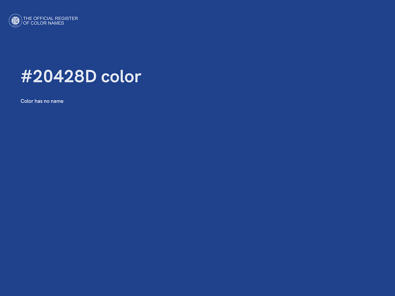 #20428D color image