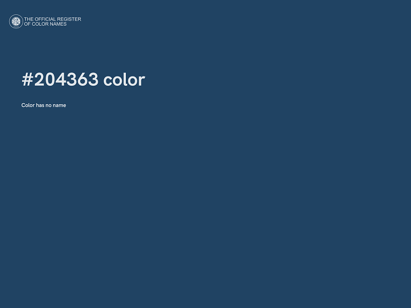 #204363 color image