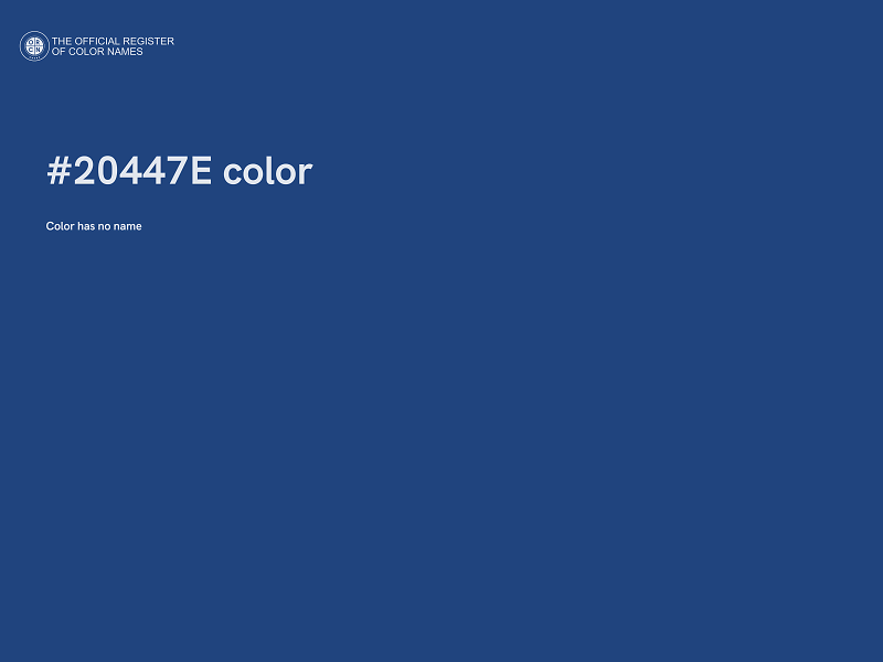 #20447E color image