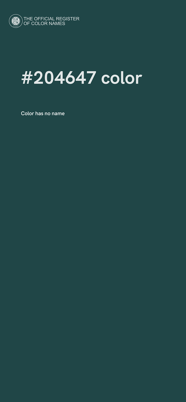 #204647 color image
