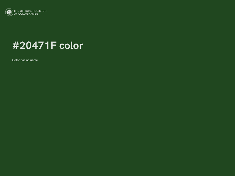 #20471F color image