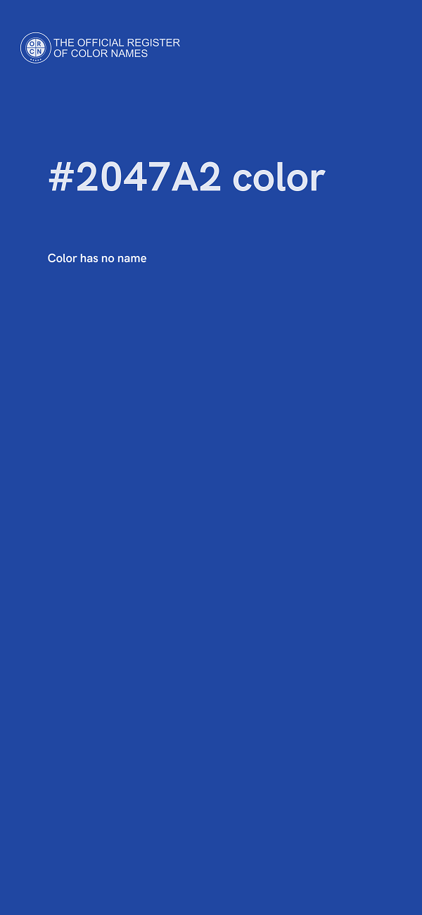 #2047A2 color image