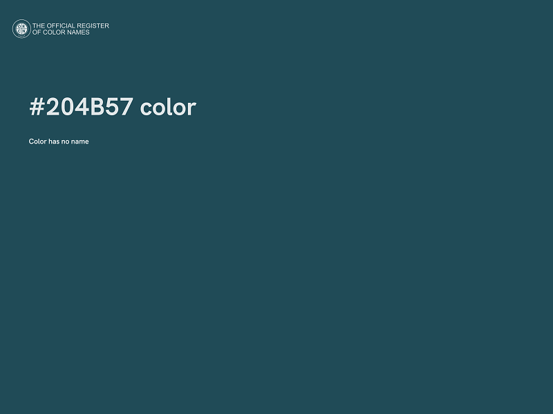 #204B57 color image