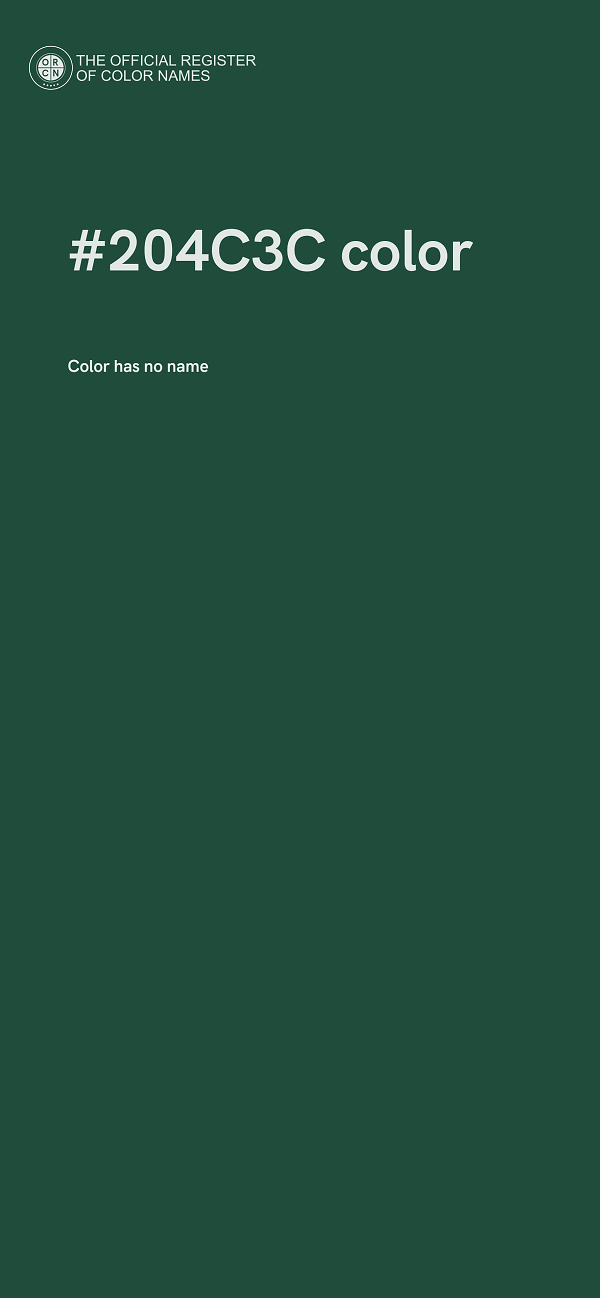 #204C3C color image