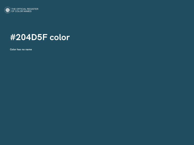 #204D5F color image