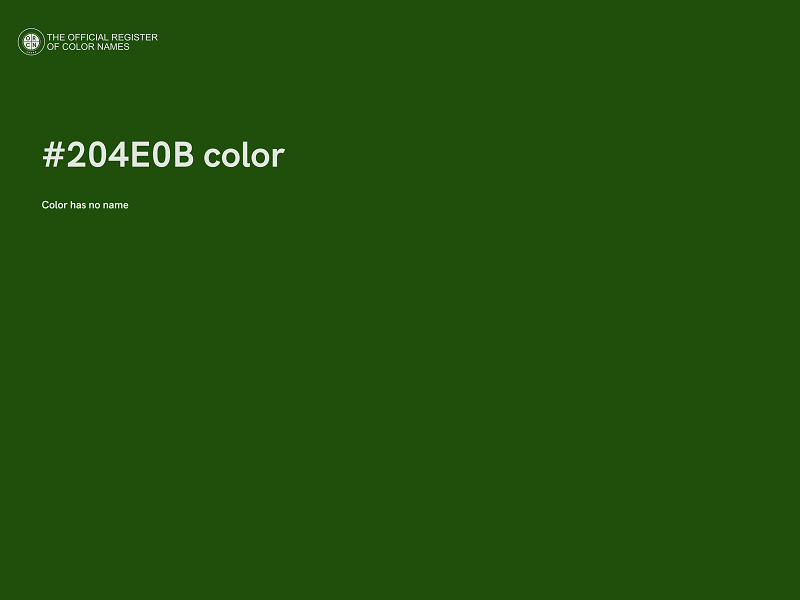 #204E0B color image