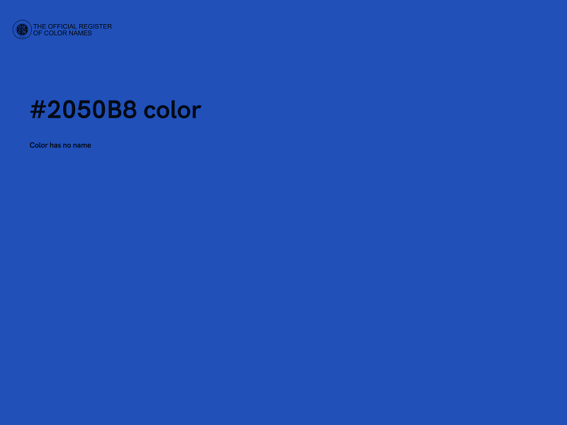 #2050B8 color image