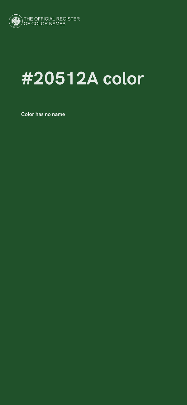 #20512A color image