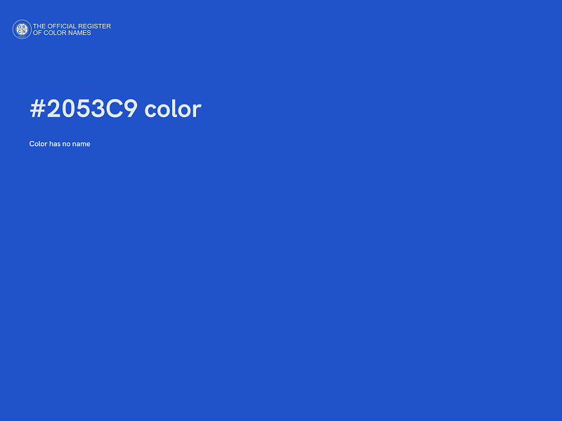 #2053C9 color image