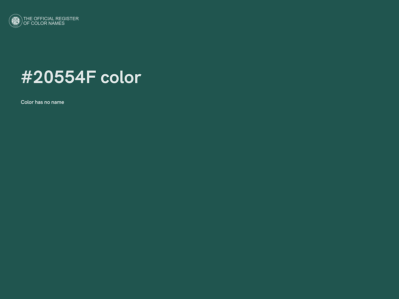 #20554F color image