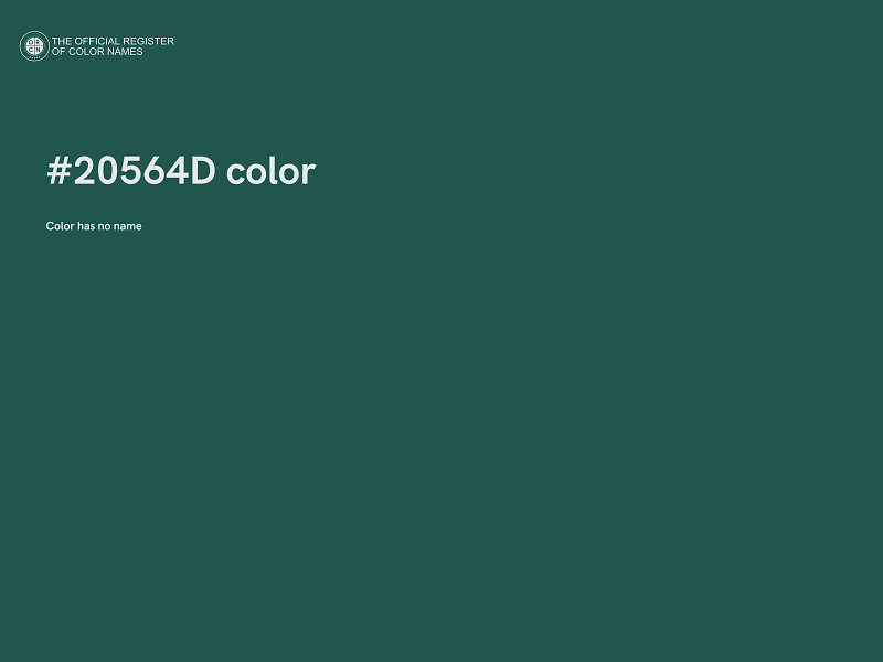 #20564D color image