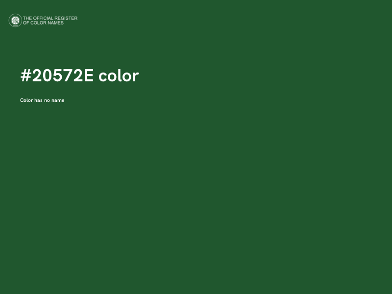 #20572E color image