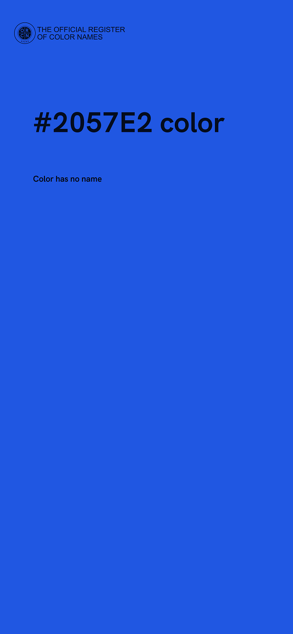 #2057E2 color image