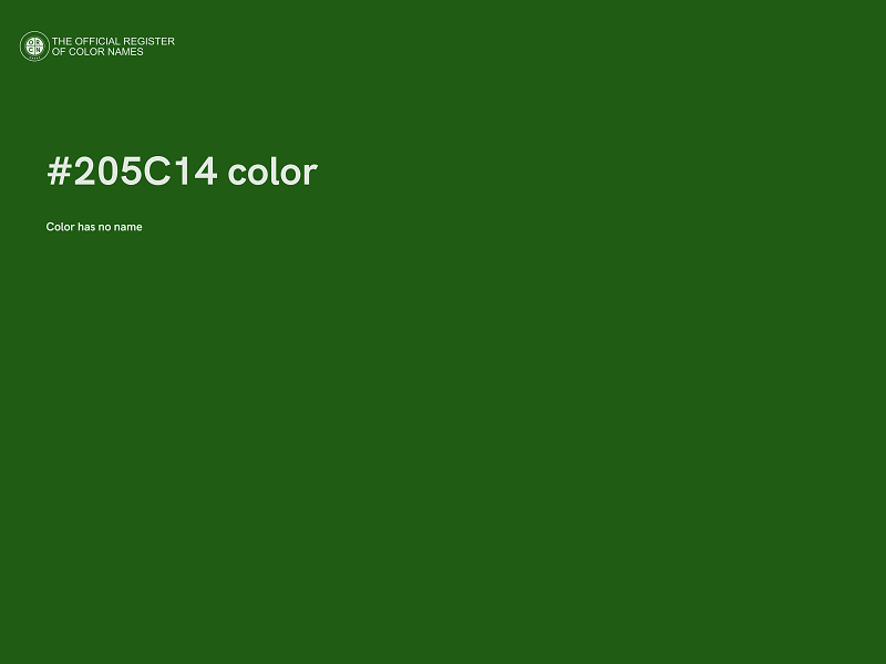 #205C14 color image