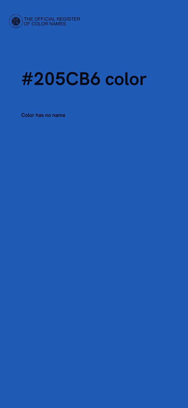 #205CB6 color image