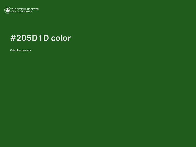 #205D1D color image